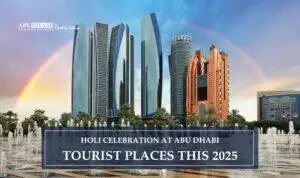 Holi Celebration in Abu Dhabi | Holi At Abu Dhabi Blog Banner by Abu Dhabi Tourist Places
