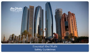 Abu Dhabi safety guidelines Blog Banner by Travel Saga Tourism