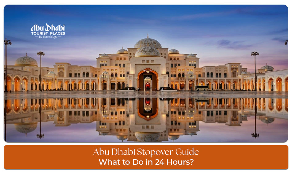 Tourists exploring Abu Dhabi landmarks